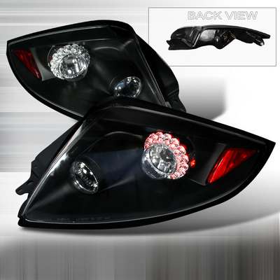 2006-07 Mitsubishi Eclipse Led Tail Lights Black