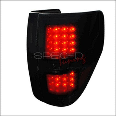 2009-14 F150 black LED tail lights with smoked lense