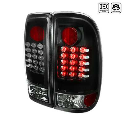 2008-16 Ford F250 Black Led Tail Lights