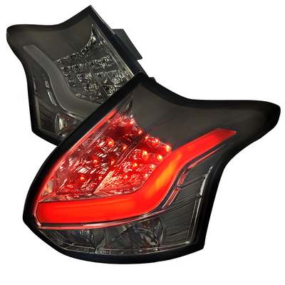 2012-14 Ford Focus 5Dr LED Tail Lights, Smoke