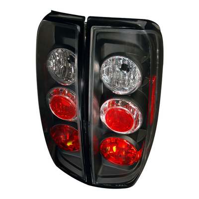 2005-14 Nissan Frontier Euro Altezza Tail Lights, Black