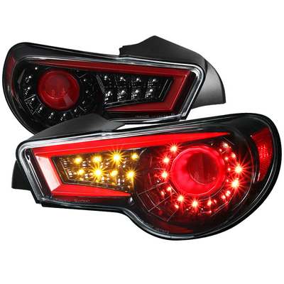 2012-16 Scion Frs Led Tail Lights-Gsy Bk