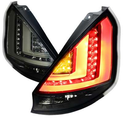 2011-13 Ford Fiesta Hatchback Smoked LED Tail Lights