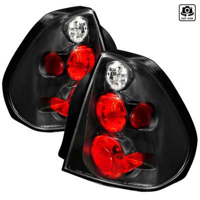 2004-06 Chevy Malibu Altezza Tail Lights, Black
