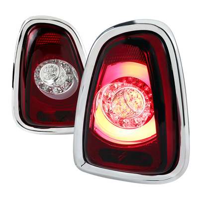 2011-13 Mini Cooper Led Tail Lights, Red