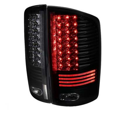 2002-06 Ram 1500/2500/3500 Black LED Tail Lights