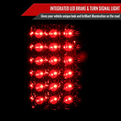 2007-08 Dodge Ram Led Tail Lights Red Housing