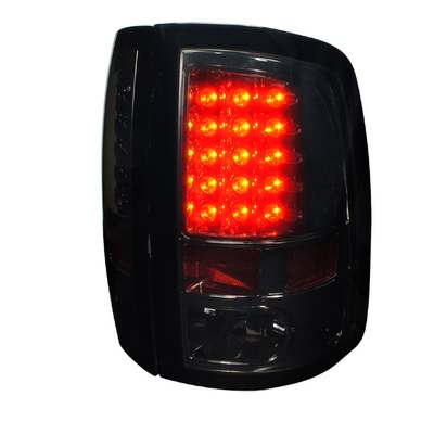 2009-18 Ram 1500, 2010-18 2500/3500 LED Tail Lights, Smoke ( fits trucks w/o OE LED taillights)