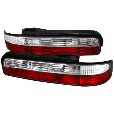 1989-93 Nissan 240SX 2dr JDM Kouki Tail Lights, Red/Clear