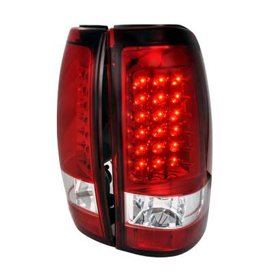 2003-06 Silverado LED Tail Lights, Red/Clear