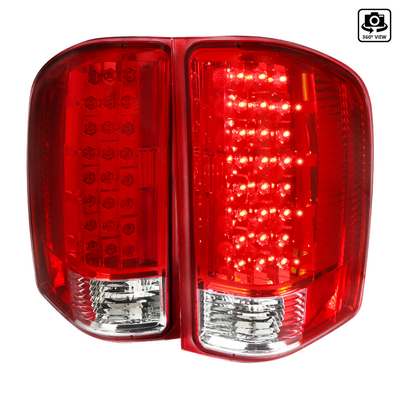 2007-11 Chevrolet Silverado 1500 Led Tail Lights Red