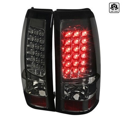 1999-02 Silverado, 99-06 Sierra LED Tail Lights, Smoked