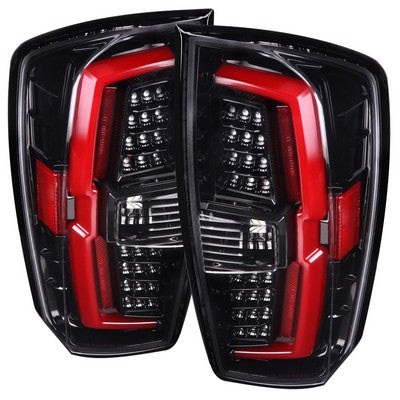 2016-21 Toyota Tacoma Led Bar Tail Light With Glossy Black Housing And Clear Lens