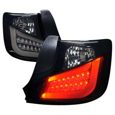 2011 Only Scion Tc Led Tail Lights Glossy Black Housing With Smoke Lens