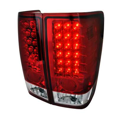 2004-13 Nissan Titan LED Altezza Tail Lights, Red