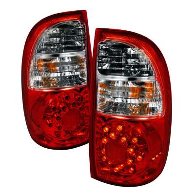 2000-06 Toyota Tundra Led Tail Lights Red - Double Cab