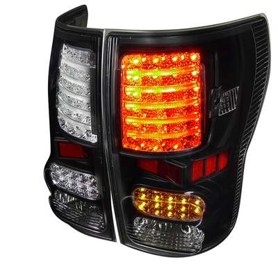 2007-12 Toyota Tundra LED Tail Lights, Black