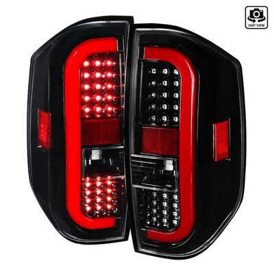 2014-18 Toyota Tundra Led Sequential Tail Lights- Glossy Black