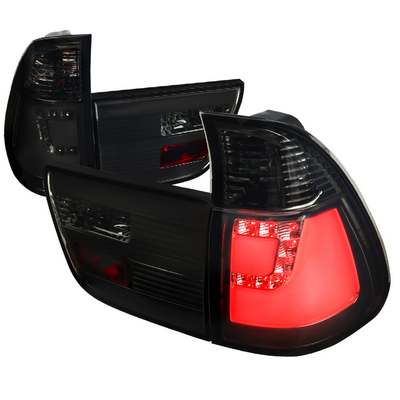 2000-06 Bmw X5 Smoked Led Tail Lights
