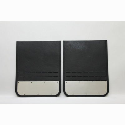 Airhawk 19 X 24 Mudflaps, Pair, Premium Dually, Stainless Plate