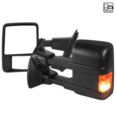 2008-10 Ford F250 Towing Mirrors- Manual Led
