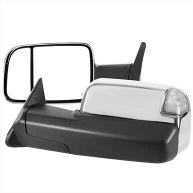 1998-01 Dodge Ram Mirror Power Heated With Turn Signal - Chrome