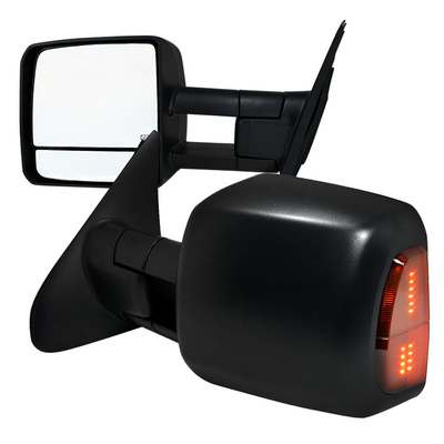 2007-13 Toyota Tundra Power Towing Mirror w/Signal & Heat Function, Black