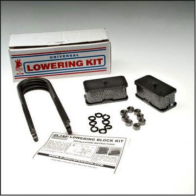 1997-02 Dodge Dakota RT 2” Steel Lowering Block Kit (w/ u-bolts, nuts and washers)