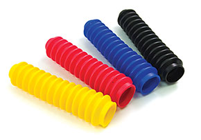 Royal blue shock boot, 2 3/8 body size, single