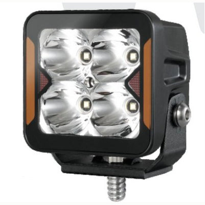 LED driving light with DRL, 20 watts, Spot beam, no plug