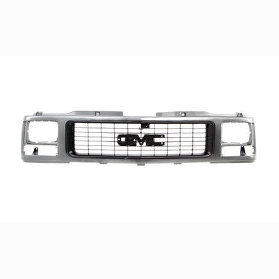 Grille Shell - Paintable - Single Headlight - 94-98 GMC C/K Pickup SUV