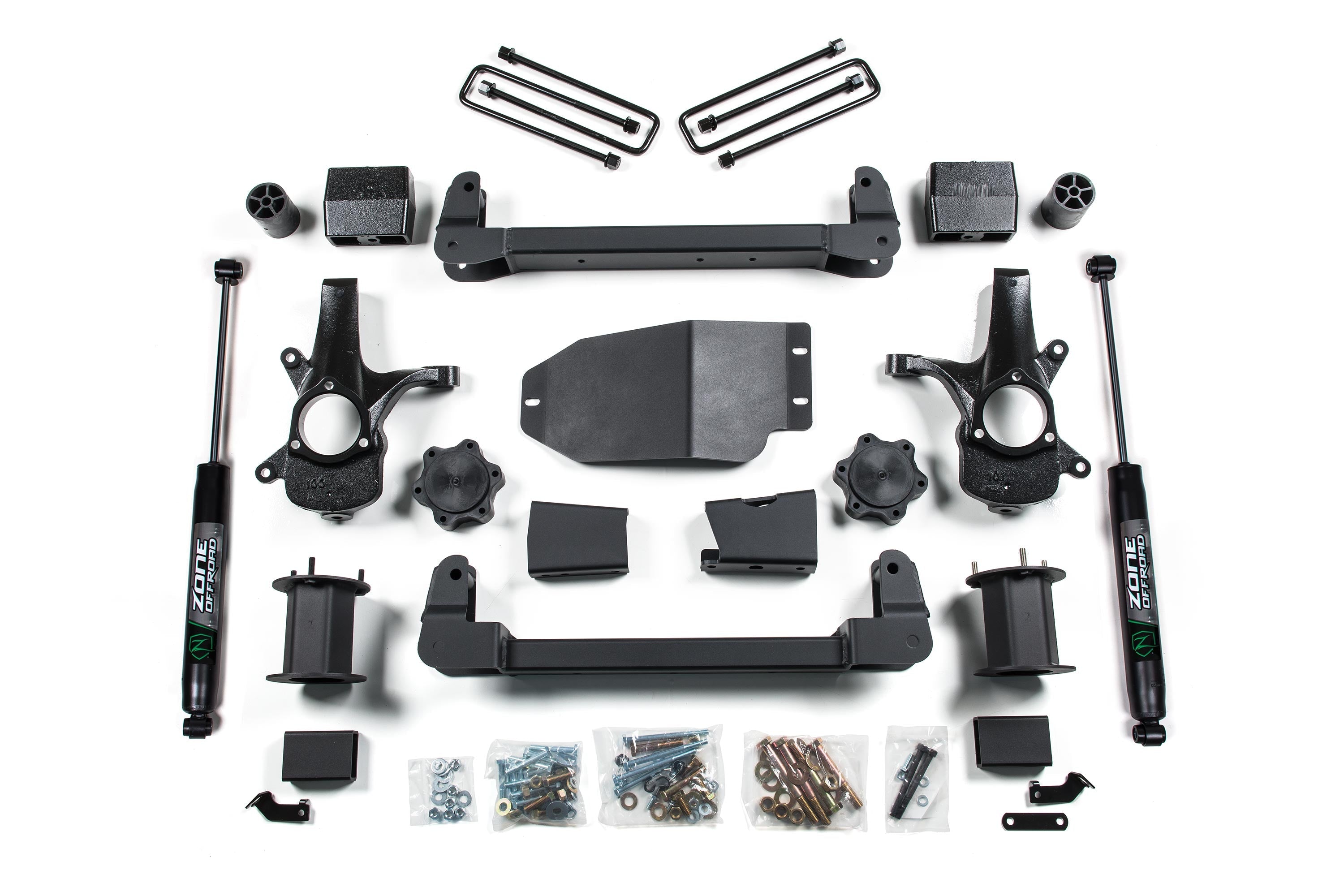 2007-13 Chevy/GMC Silverado/Sierra 1500 4Wd 6.5 Inch Knuckle/ 5 Inch Rear Block with strut spacers