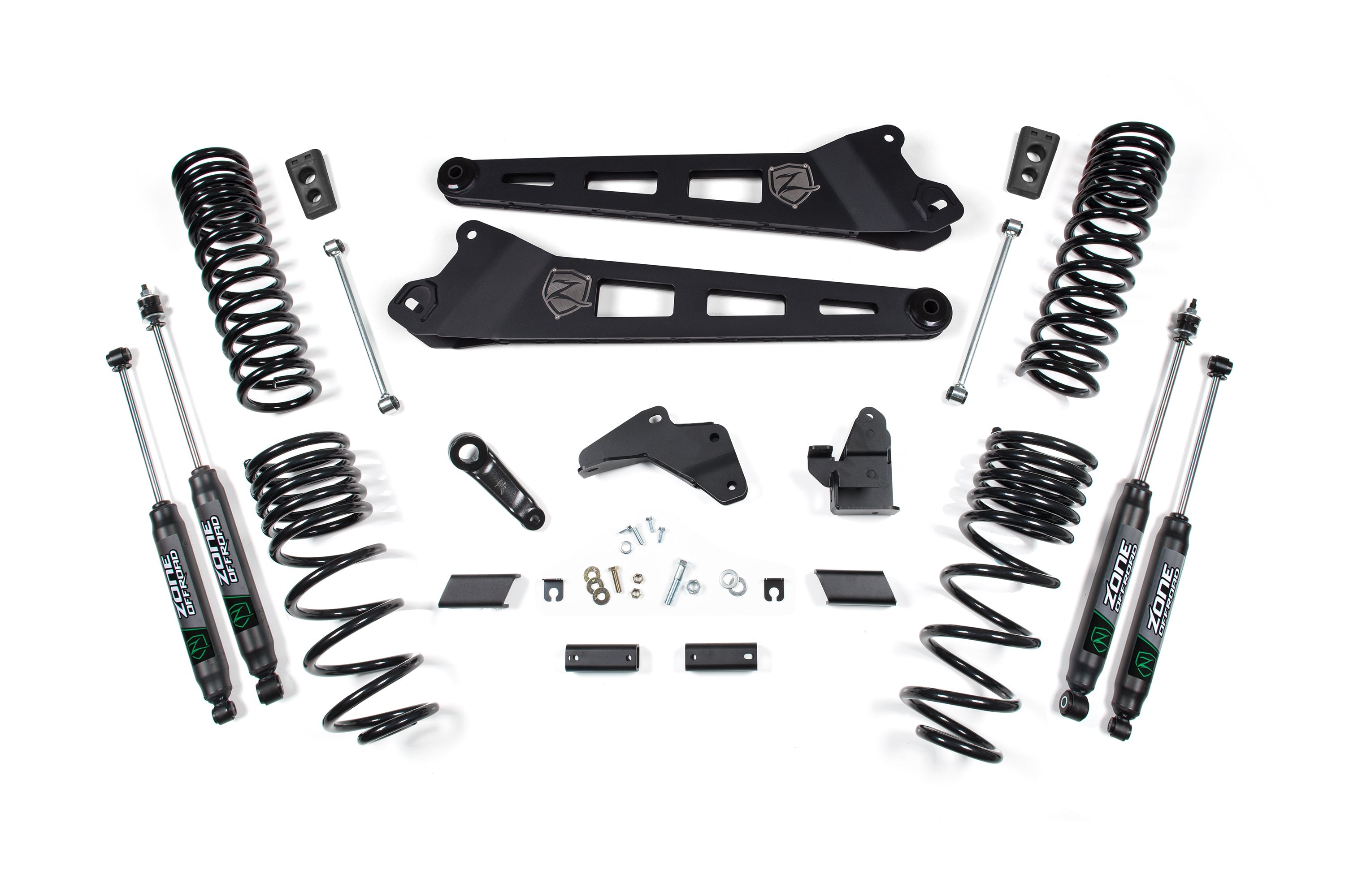 2014-18 Ram 2500 rear coil 5.5 inch Replacement Radius Arm lift Kit, Gas, Nitro shocks