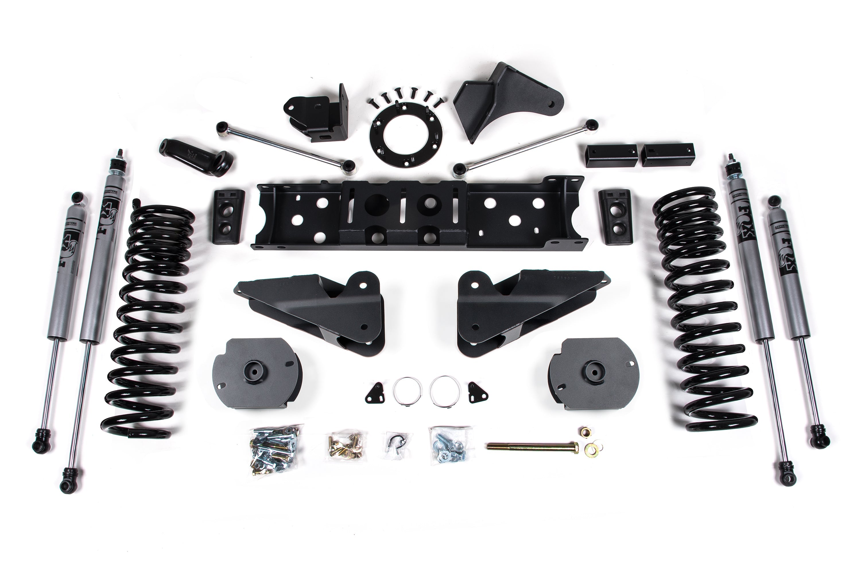 2019-24 Ram 2500 4 inch Radius Arm Bracket Lift Kit - Gas - Adventure Shocks