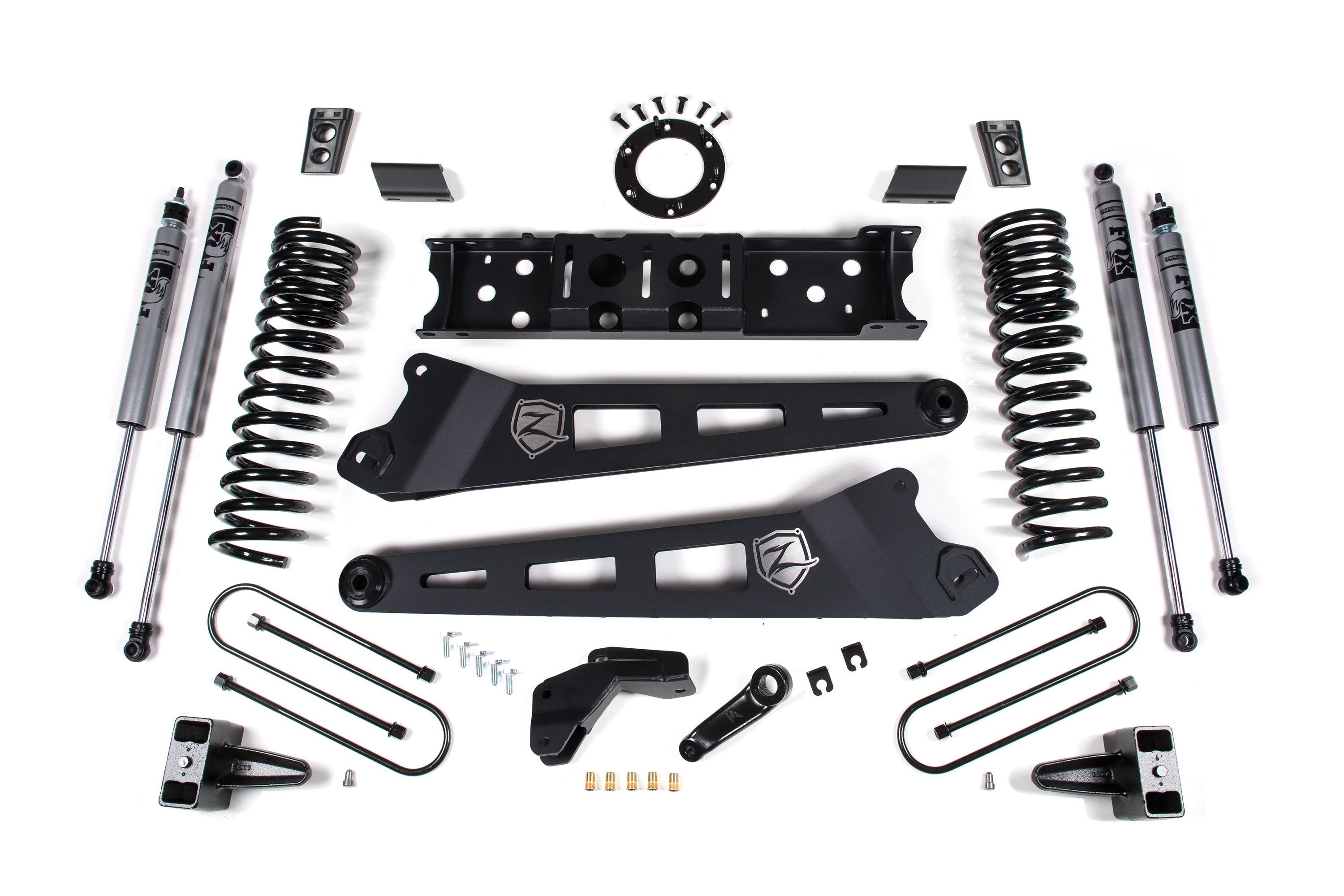 2019-22 Ram 3500 Diesel 4.5 inch Radius arm lift kit - 3 inch Rear Block w/o overload - 6-Bolt T-Case - FOX Shocks