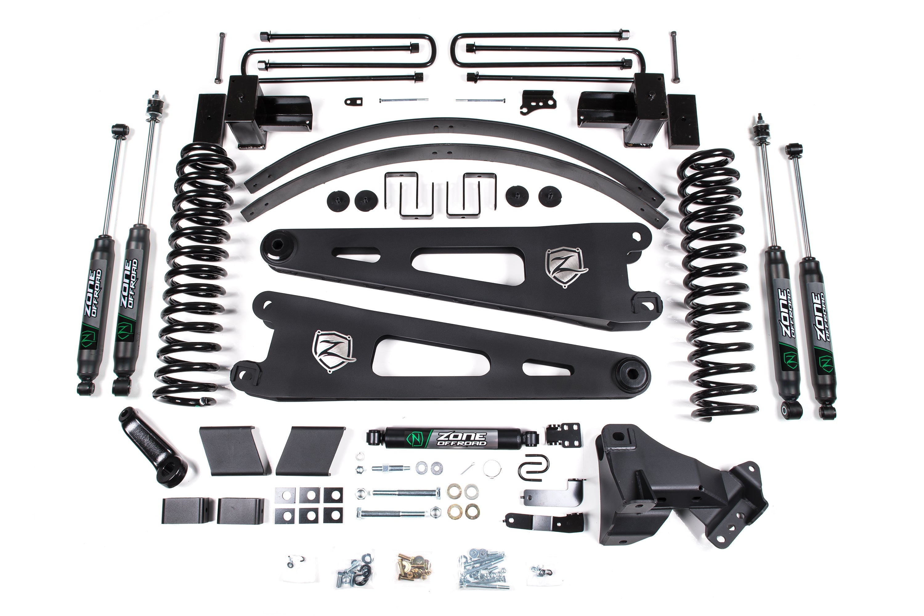 2017-19 F250/F350 Diesel 6 inch Radius arm Suspension Lift kit (OE 2 leaf rear pack)