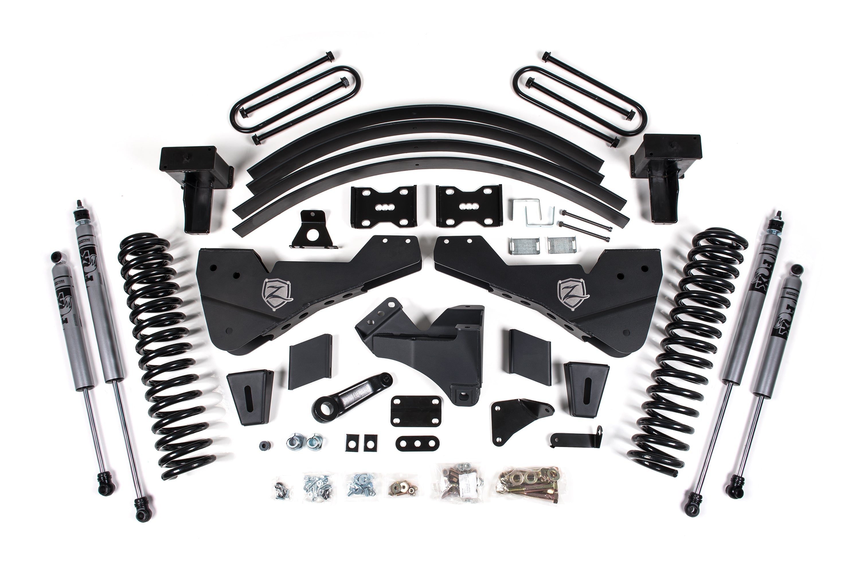 2011-16 F250/F350 Diesel 8 inch Suspension Lift kit w/overload leafs, Fox shocks