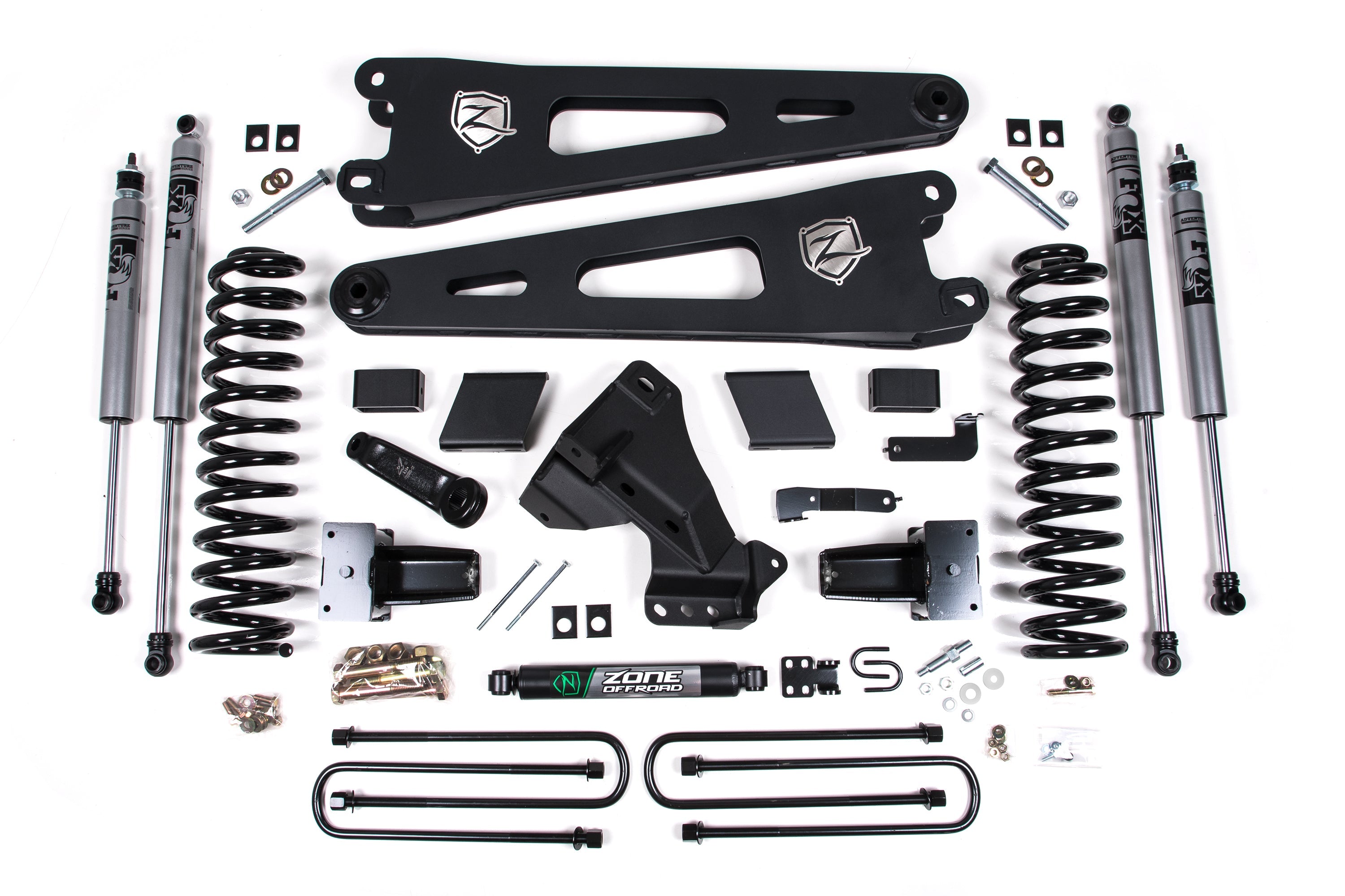 2020-22 F250/F350 4in Radius Arm Suspension Lift kit- Fox Adv Shocks- GAS