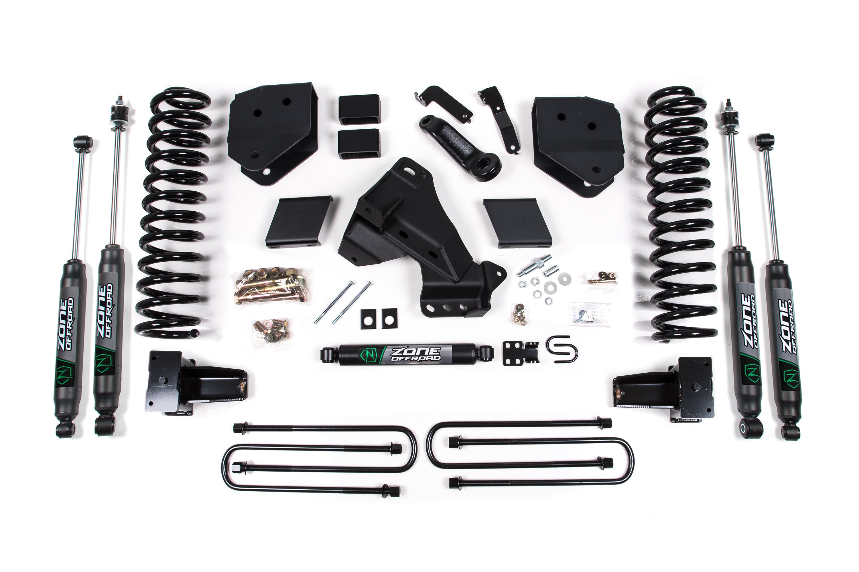 2020-22 F250/F350 6 inch Radius Arm Drop Suspension Lift kit- Nitro Shocks - GAS