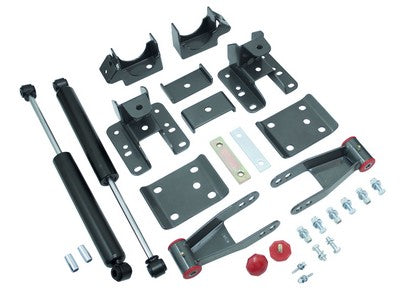 2007-18 Silverado/Sierra 1500 2wd/4wd Rear Lowering Box Kit - 3-4 inch Drop Height with shocks