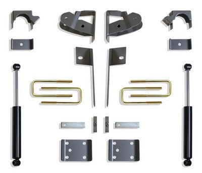 2019-24 Silverado/Sierra 1500 2wd/4wd 5 Inch Rear Lowering Box Kit with shocks