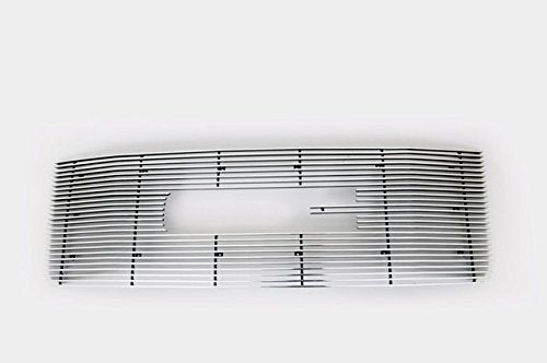 2011-14 GMC Sierra 2500/3500 1PC 4mm Horizontal Overlay Billet Grille