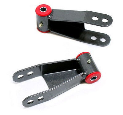 2004-20 Nissan Titan Rear Lowering Shackles - 2 inch Drop Height