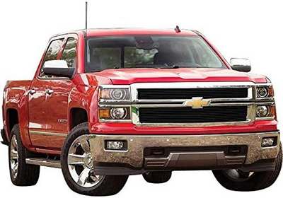 2014-15 Chevy Silverado 1500 w/Z71 package, Bolt-Over Billet Grille, Black