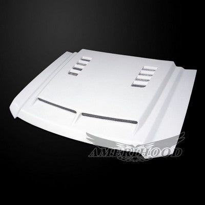 2014-18 Sierra 1500 Type-E Style Functional Ram Air Hood