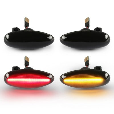 2001-14 Chev/GMC Dually front & rear fender led side marker, Smoke lens