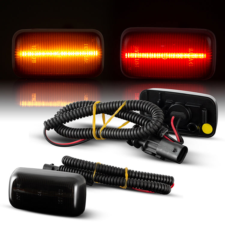 2015-19 Silverado/Sierra dually LED fender lights, Smoke lens