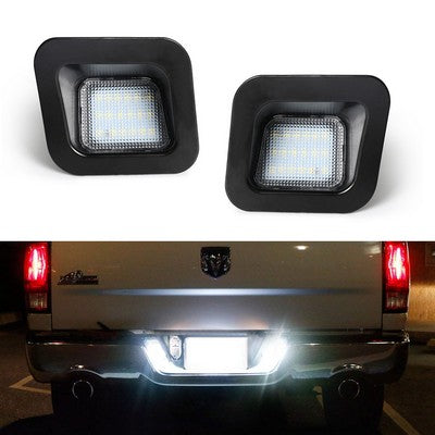 2003-18 Ram Trucks LED License Plate Light, Black
