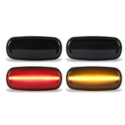 2003-09 Dodge Ram dually front & rear fender LED side marker, Smoke lens