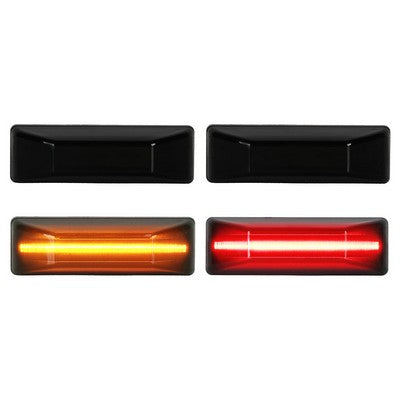 1994-02 Dodge Ram dually front & rear fender LED side marker, Smoke lens